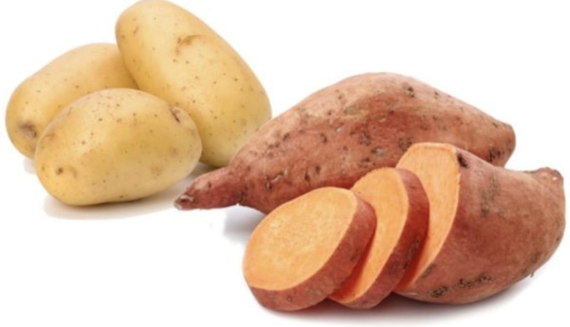 Patate douce, pomme de terre