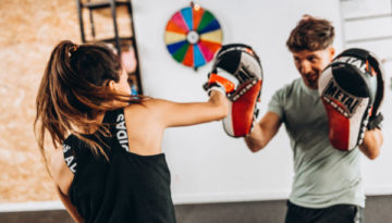 Boxe training, Boxing